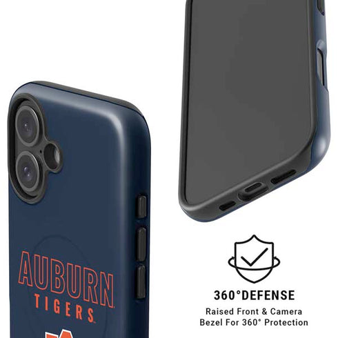 Auburn University Tigers Outline iPhone 16 Plus Magsafe Impact Case